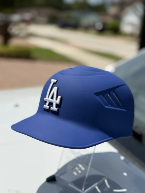 LOS ANGELES DODGERS COACHES/CATCHER CUSTOM RAWLINGS COOLFLO BATTING HELMET - Image 2