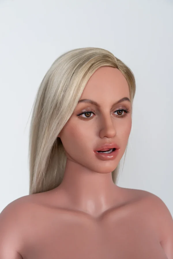 160cm/5ft2 J-cup Realistic Tan BBW Curvy Blonde Sex Doll - Image 17