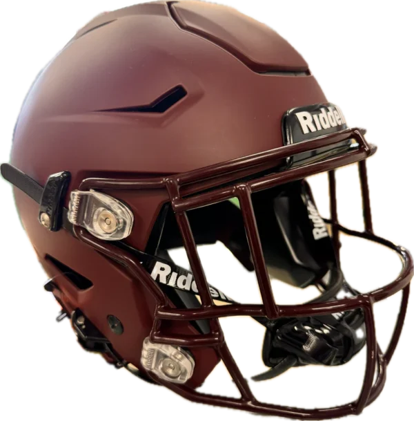 Riddell Speedflex Adult Flat Maroon Face Mask