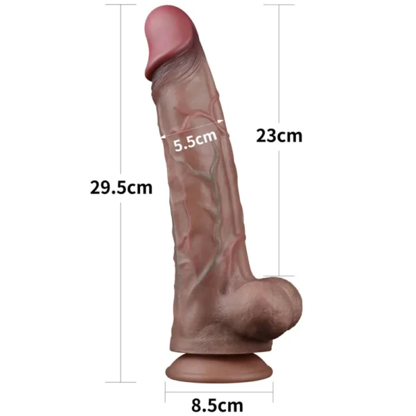Realistic Dildo with Handmade Hyper-Realistic Veins - Image 4