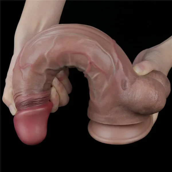 Realistic Dildo with Handmade Hyper-Realistic Veins - Image 5