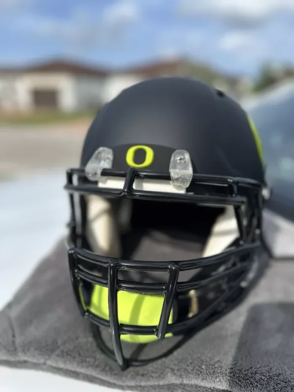OREGON DUCKS VOLT CUSTOM RIDDELL SPEED FULL SIZE FOOTBALL HELMET - Image 6