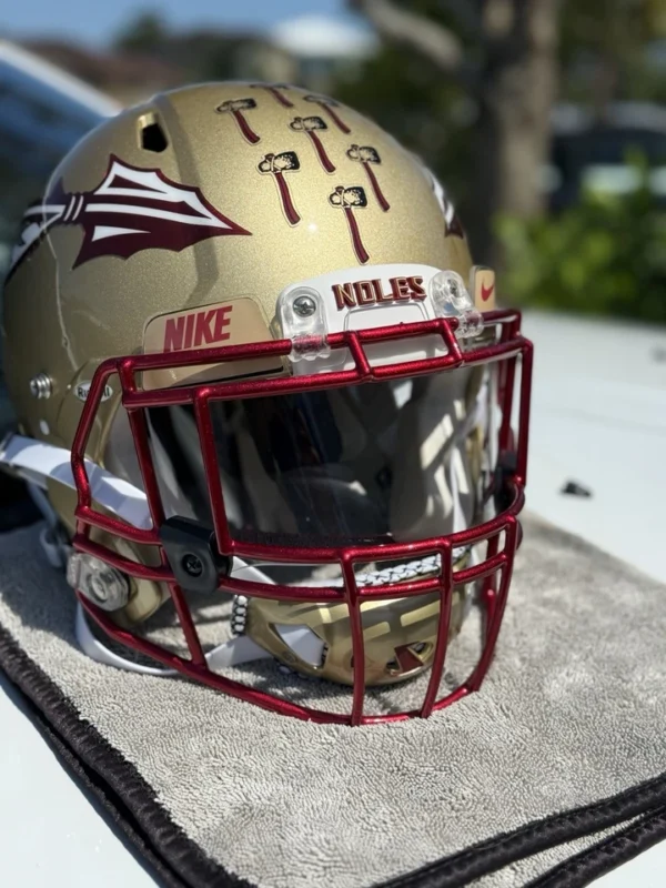 FLORIDA STATE SEMINOLES CUSTOM RIDDELL SPEED FOOTBALL HELMET - Image 6