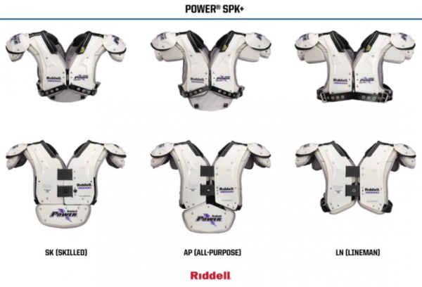 Football Shoulder Pads - Riddell Power SPK+ Skilled