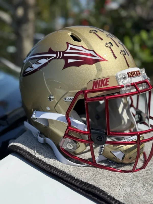 FLORIDA STATE SEMINOLES CUSTOM RIDDELL SPEED FOOTBALL HELMET - Image 8