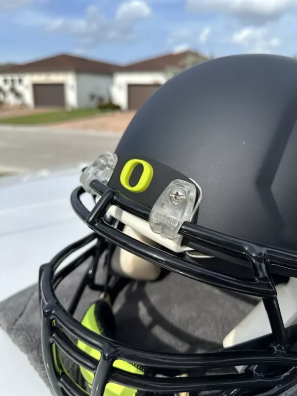OREGON DUCKS VOLT CUSTOM RIDDELL SPEED FULL SIZE FOOTBALL HELMET - Image 9