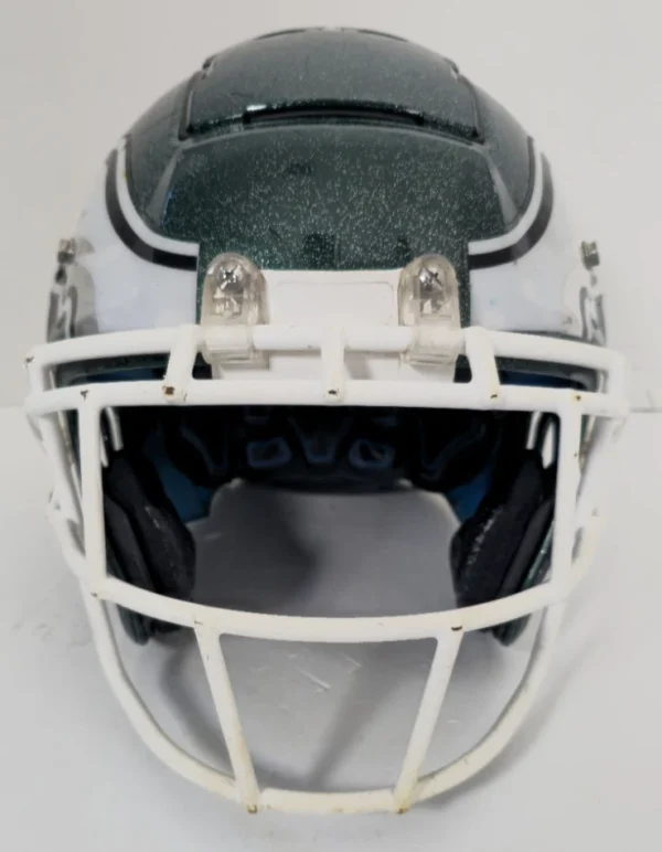Schutt F7 VTD Collegiate Football Helmet Adult Medium Metallic Forest Green used - Image 3