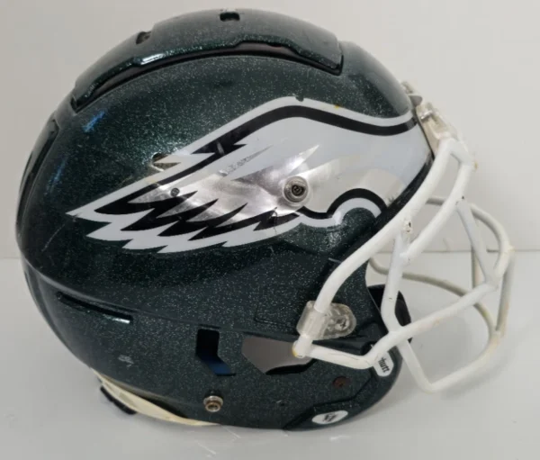 Schutt F7 VTD Collegiate Football Helmet Adult Medium Metallic Forest Green used - Image 4