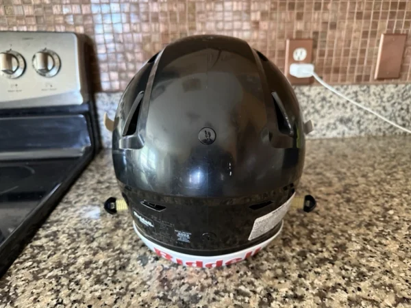 Riddell SpeedFlex Football Helmet Black with Facemask (Youth Small) - Image 4
