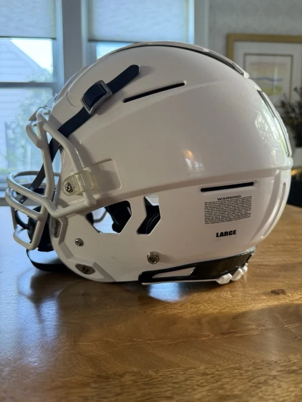 Slightly used ! Schutt F7 VTD Adult Football Helmet Collegiate Sz Large White - Image 5
