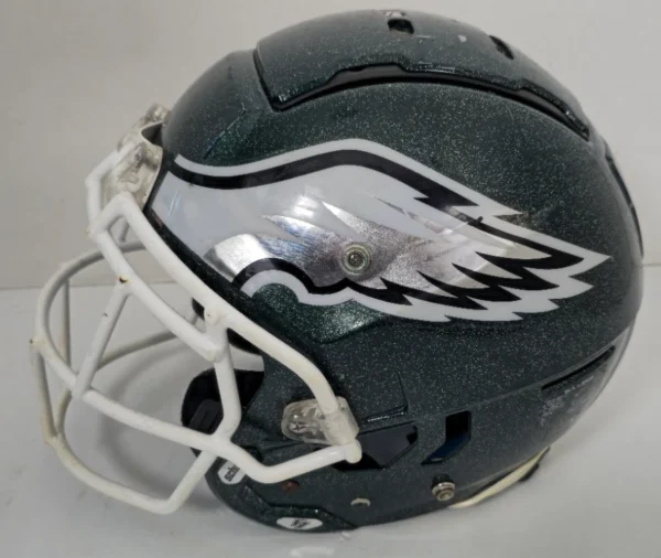 Schutt F7 VTD Collegiate Football Helmet Adult Medium Metallic Forest Green used - Image 5