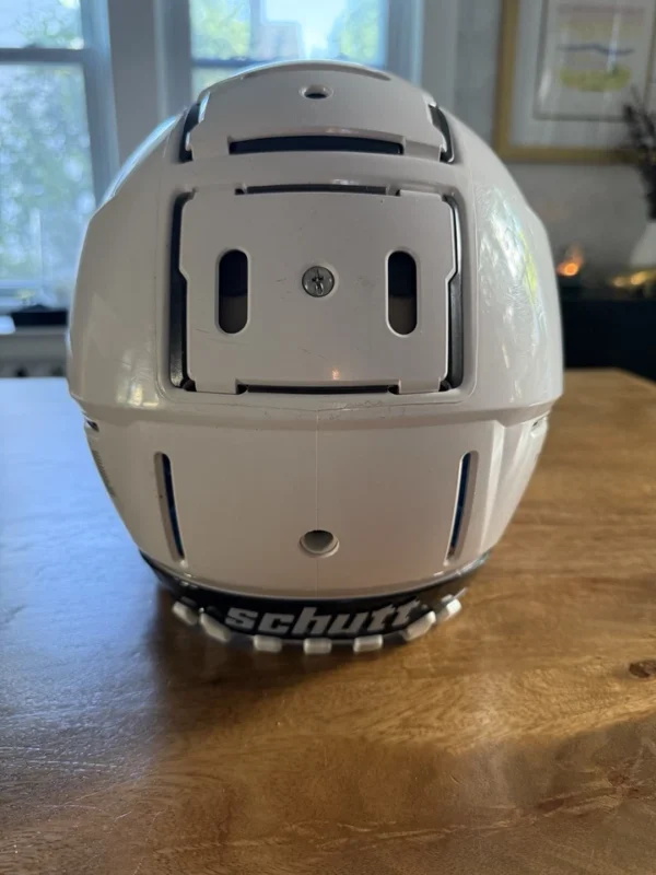 Slightly used ! Schutt F7 VTD Adult Football Helmet Collegiate Sz Large White - Image 6