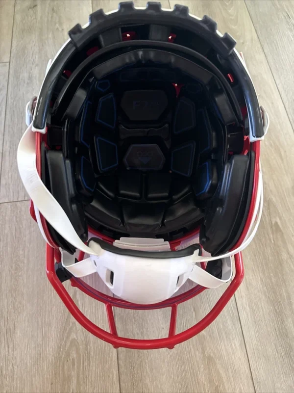 Schutt F7 2023 VTD COLLEGIATE FOOTBALL HELMET ADULT Large gloss Scarlet Visor - Image 6